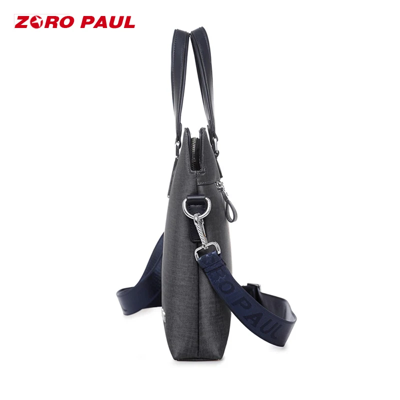 ZORO PAUL 2018 сумка кожаная мужская через плечо портфель для ноутбука документов