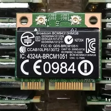 Новая беспроводная карта для Broadcom BCM4313 BCM94313HMGB Half Mini PCI-e 150M Wifi Bluetooth 4 0 HP SPS 600370-001 |