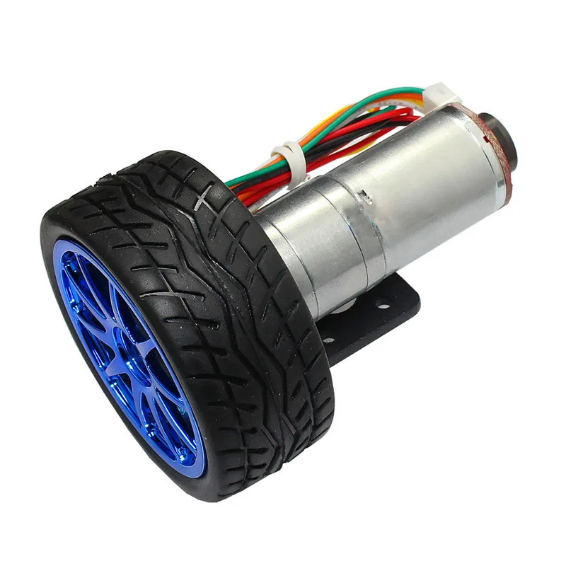 

Smart car combination, JGA25-371 gear motor, 25MM encoder motor, wheel, fixing frame, coupling