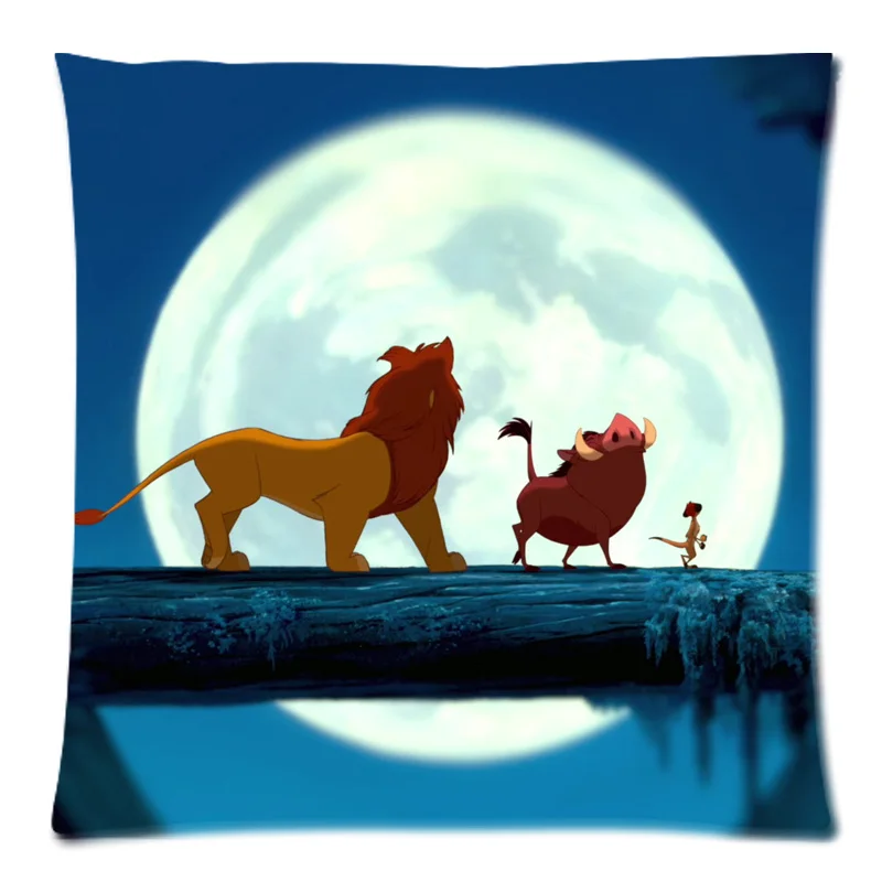 45cm*45cm Square Cotton Linen Pillow Cover Home Sofa Car Seat Lion King Throw Pillow Case Decorative Cushion Covers 45cm*45cm Square Cotton Linen Pillow Cover Home Sofa Car Seat Lion King Throw Pillow Case Decorative Cushion Covers