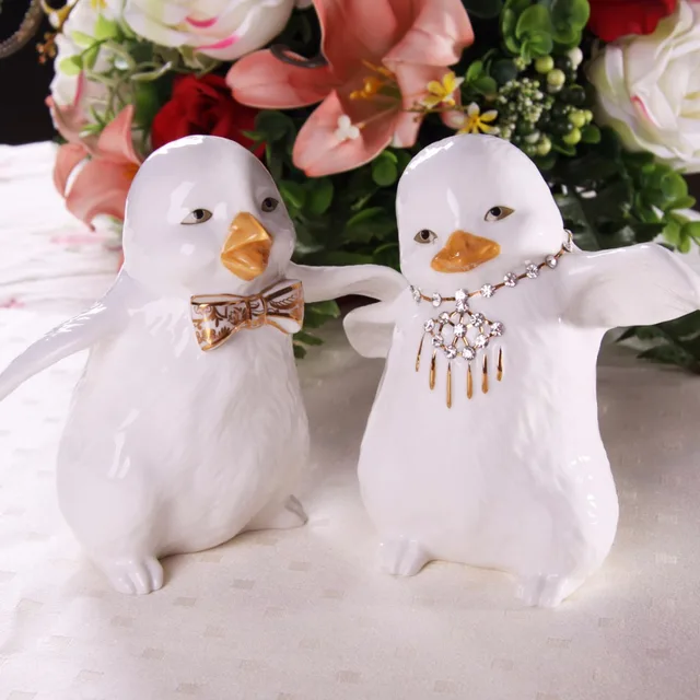 Aliexpress.com: comprar porcelana pingüino bebé estatuilla de ...