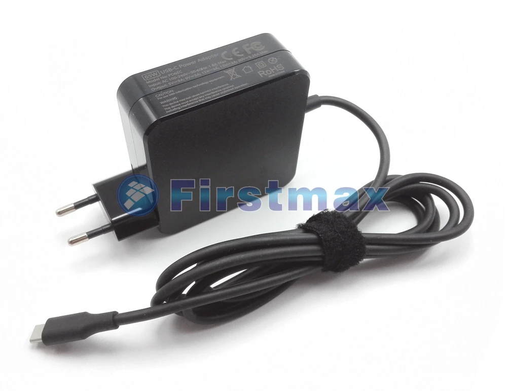 65 W USB-C типа C питания переменного тока адаптер зарядное устройство для ноутбука hp EliteBook 735 G5 918170-002 TPN-AA03 860209-850