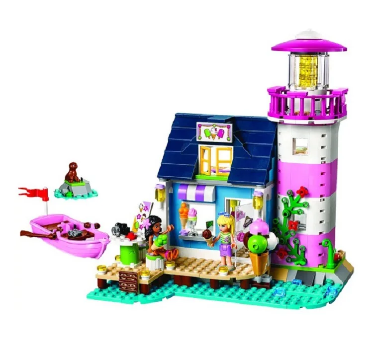Bela-10540-478-piezas-Compatible-legoings-amigos-41094-Heartlake-faro-modelo-Kits-de-construcci-n-de