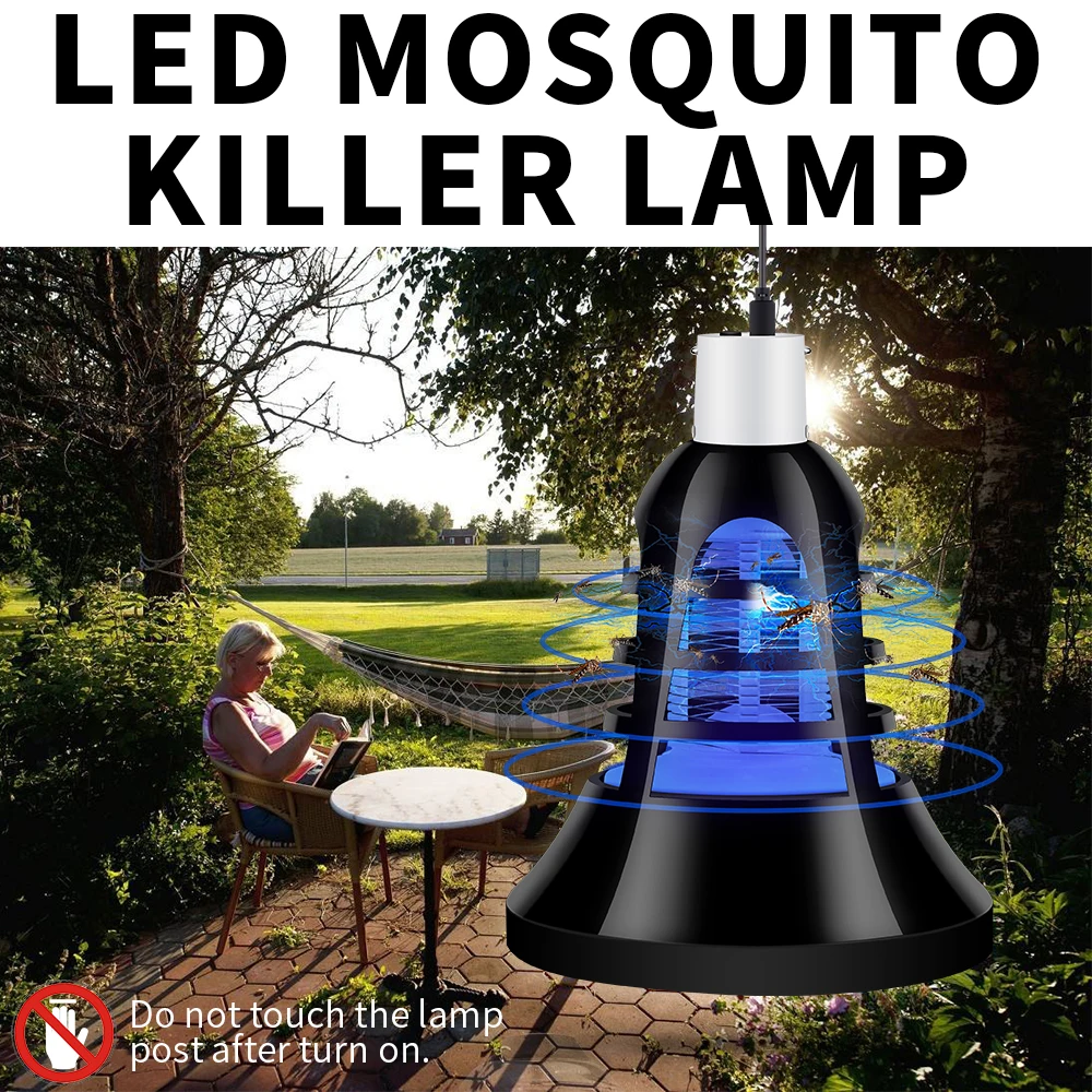 

2 In 1 LED Mosquito Killer Lamp 220V E27 LED Lamp Mata Mosquito USB Insect Killer Lamp 5V Eletronicos LED Bug Zapper Light 110V