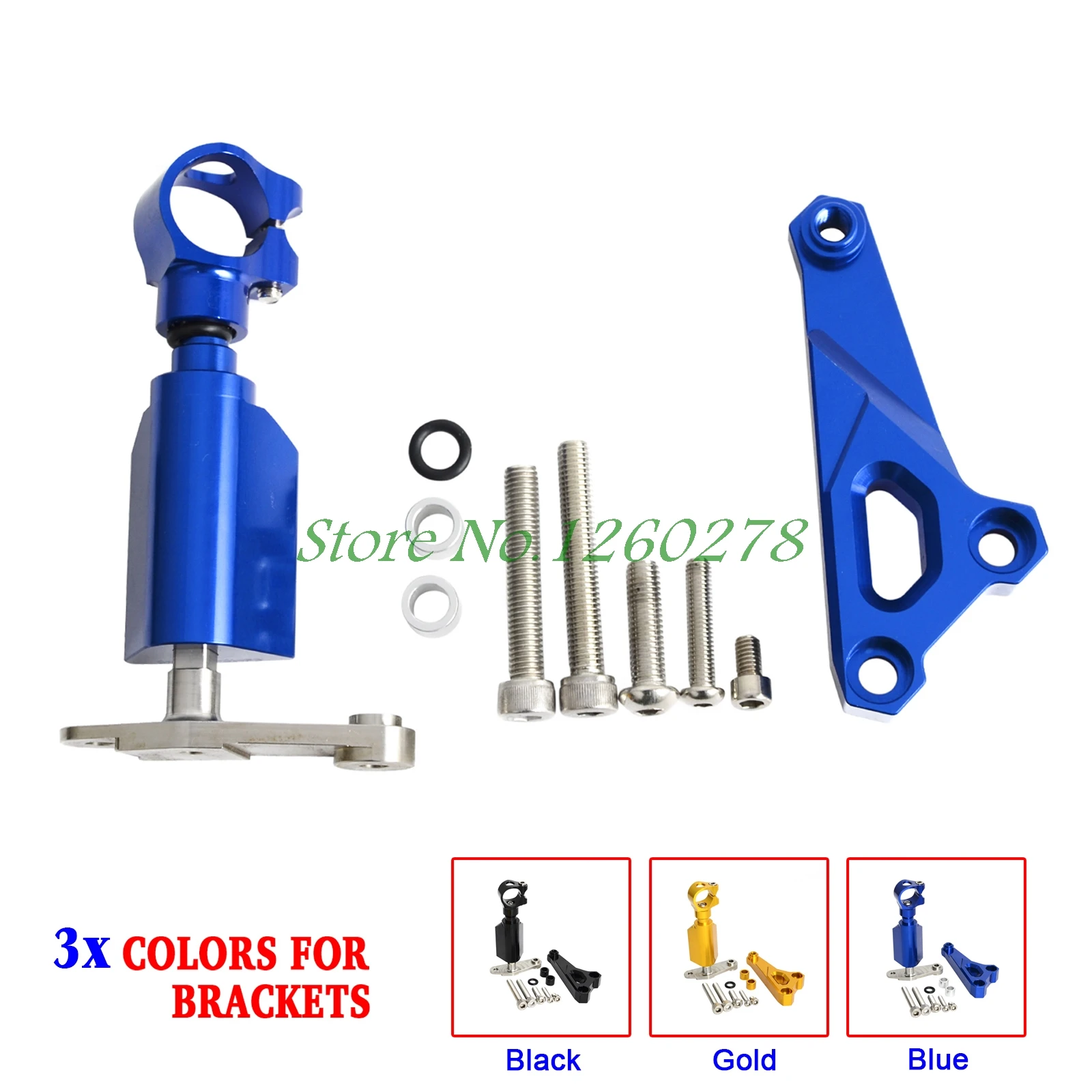 

Motorcycle CNC Steering Damper Mounting Bracket For BMW S1000R 2014-2016 (Not for RR model)