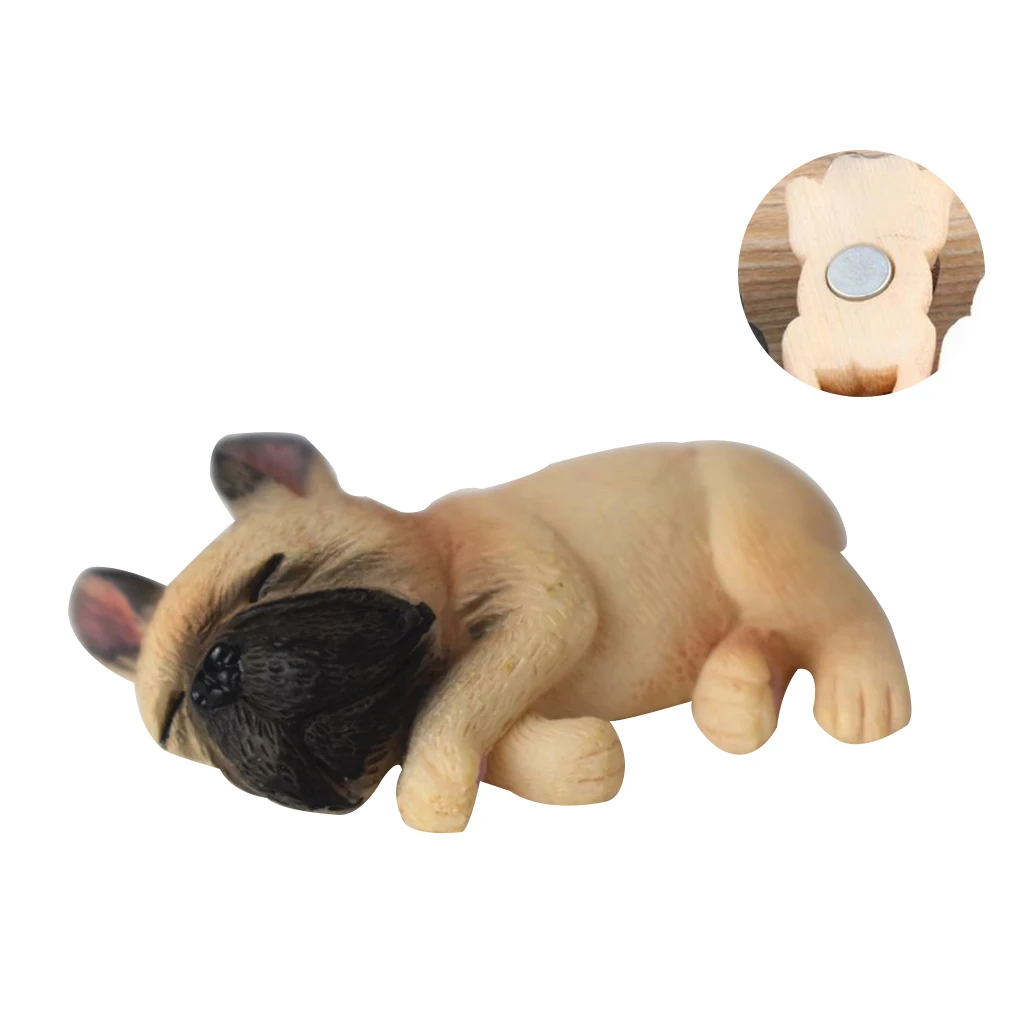 

DIY Cute Resin Sleepy Bulldog Animals Refrigerator Fridge Magnet Phone Shell Sticker Stickup Sundries Decoration
