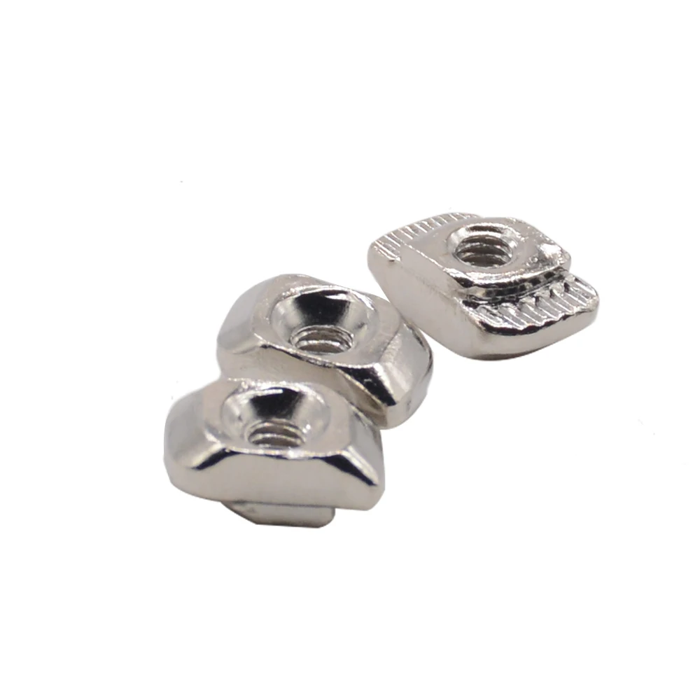 FLY MEN Professional Tools 10Pcs Carbon Steel T Type Nuts Fastener Aluminum Connector M3 M4 M5 M6 for EU Standard 3030 Industrial Aluminum Profile for Kossel Excellent Workmanship FLY MEN Professional Tools 10Pcs Carbon Steel T Type Nuts Fastener Aluminum Connector M3 M4 M5 M6 for EU Standard 3030 Industrial Aluminum Profile for Kossel Excellent Workmanship