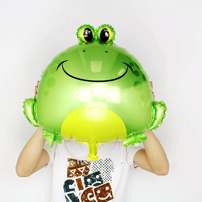 лягушка с шариками. шар фольга лягушонок.