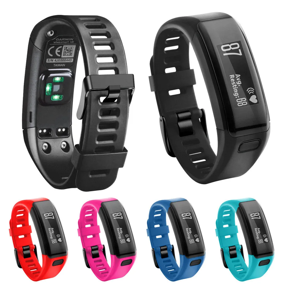 Новый запасной мягкий силиконовый браслет ремешок для Garmin Vivosmart HR 17Dec21 #25 |