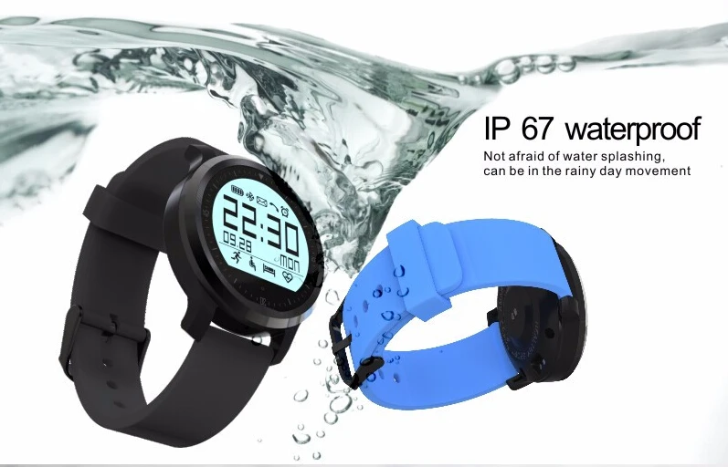 F68 Sprots смарт часы IP67 здоровые фитнес трекер браслет сердечного ритма сна монитор браслет для IOS