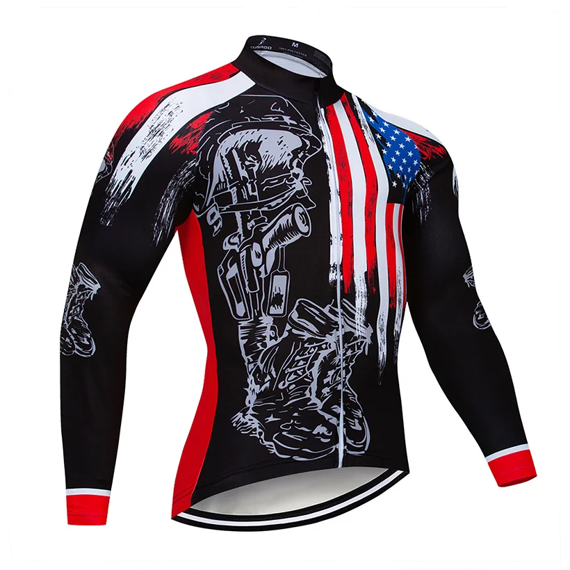 США Велоспорт Джерси 9D брюки комплект MTB Зимняя велосипедная одежда Ropa Ciclismo термальная флисовая велосипедная одежда мужская велосипедная одежда