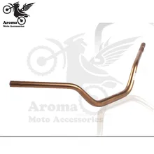 Одежда высшего качества Алюминий сплав рукоятка для скутера изменение руль Аксессуары для мотоциклов в ретро-стиле для кроссового мотоцикла, мотовездехода руль