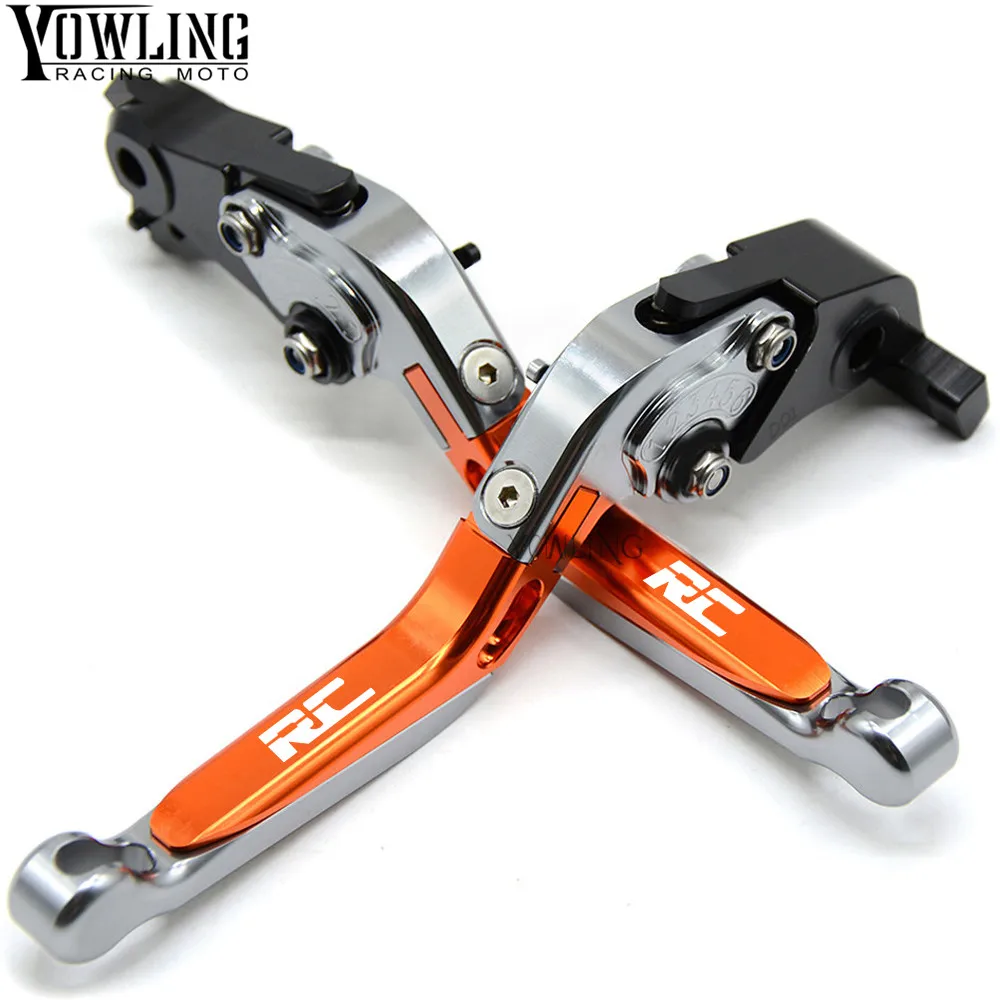 

Motorcycle Brake Levers adjustable Bike extensible CNC Clutch Levers For KTM RC390 RC 390 DUKE 250 390 2013 2014 2015 2016 2017