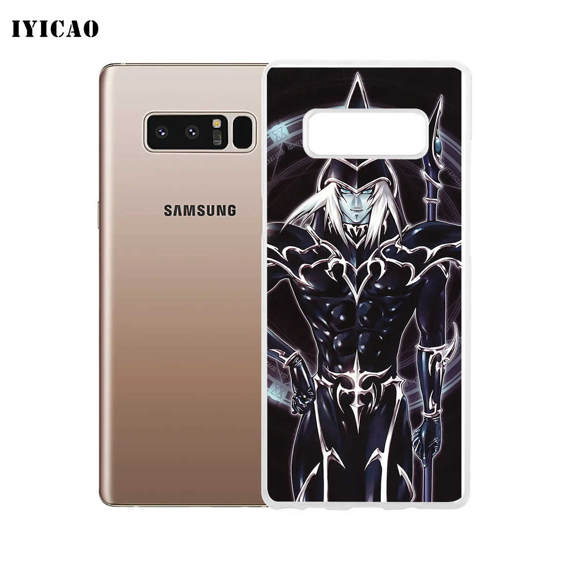 IYICAO Mago Negro Yu Gi Oh Мягкий силиконовый чехол для телефона Samsung A5 A6 Plus A7 A8 A9 J3 J5 J7 Note 8 9 TPU