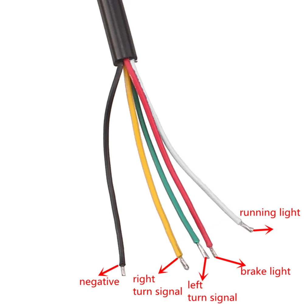 Резиновая полоса с 2835 SMD-LED стоп-сигнал для мотоциклов сигнальная полоса 32 светодиода номерного знака мигающий задний стоп-сигналы