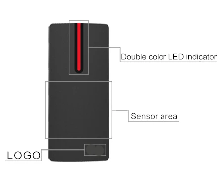 IP68 Водонепроницаемый RFID считыватель бесконтактных карт пластиковый корпус wiegand выход для контроля доступа на открытом воздухе используется для безопасности дома и офиса