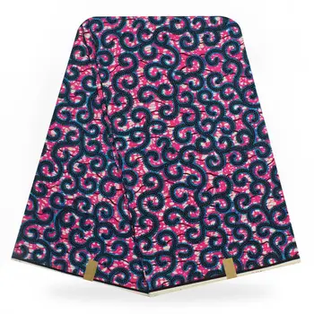 

2018 Most popular wax cotton wax african clothing 100%cotton african printed fabric For Party Dress 6yards H180503