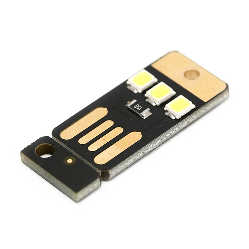 5 шт./лот ночника мини карманные карты USB Мощность светодиодный брелок ночной Светильник 0,2 W Светодиодная лампа USB книга светильник для портативных ПК Мощность банка