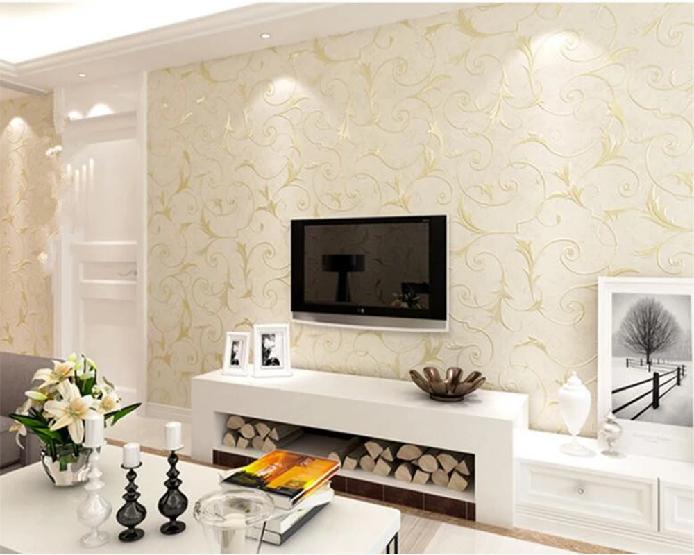 

beibehang papel de parede 3d stereo wallpaper European rural non woven bedroom with the home TV background wall 3d wallpaper