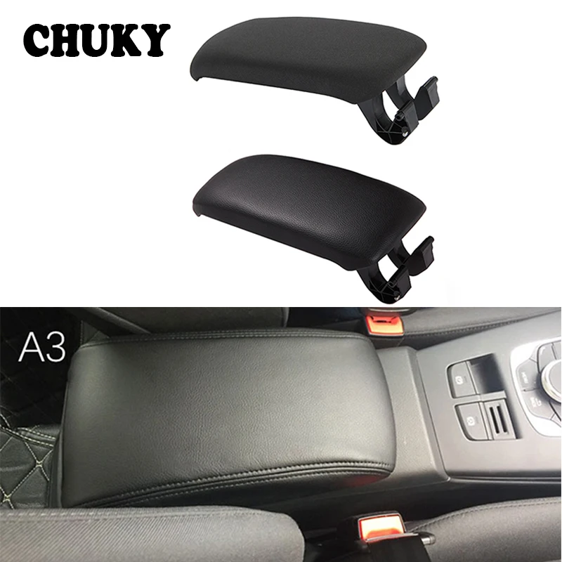 

Cloth Leather Car Center Console Armrest Cover For Audi A3 8P A5 2003 2004 2005 2006 2007 2008 2009 2010 2011 2012 Accessories