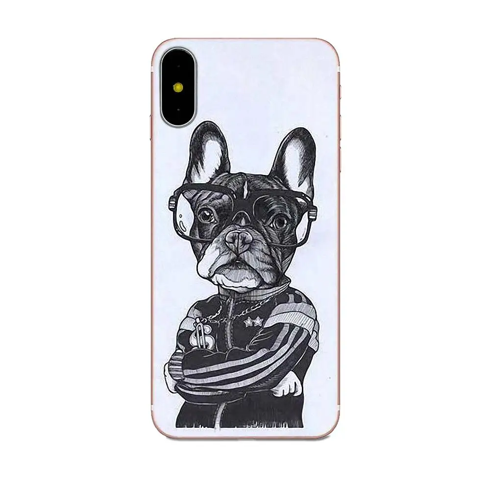 Для Galaxy J1 J2 J3 J330 J4 J5 J6 J7 J730 J8 2015 2016 2017 2018 mini Pro мягкие чехлы чехол собака Американский