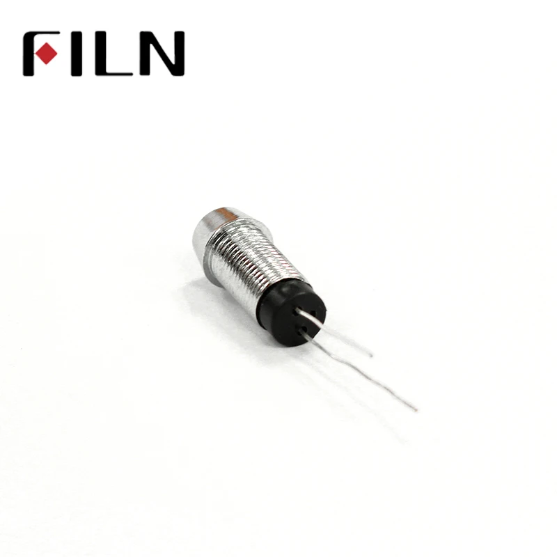Cheapest 8mm LED metal Brass no resistor. 3V, 6V, 12V, 110V, 220V, red, green, yellow, blue  indicator light (5)