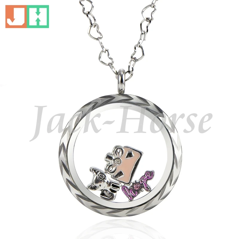 Водонепроницаемый медальон из нержавеющей стали 316L 20 мм 25 30 мм|floating locket|floating charm
