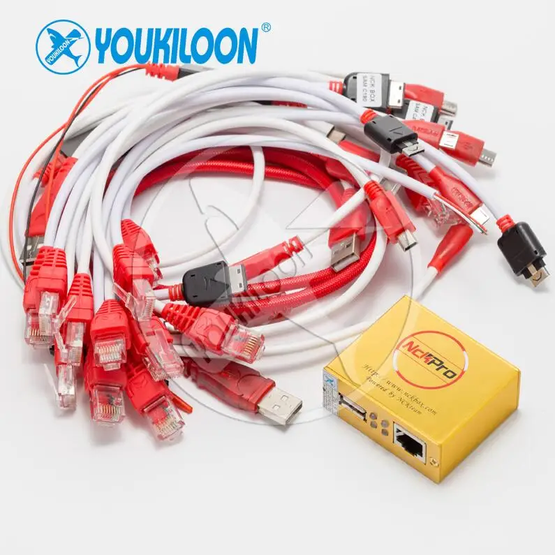 

YOUKILOON NCK Pro Box (NCK+UMT 2in1 Box) Gold Color Full Set With 16pcs Cables