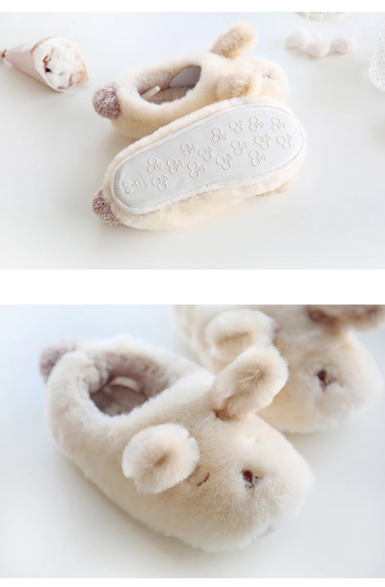 Millffy/Новинка; зимние теплые хлопковые тапочки и обувь из плотного бархата с рисунком собаки в стиле унисекс; домашние тапочки для влюбленных на свадьбу