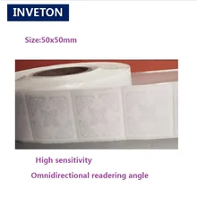 50 шт./лот 3D Производительность UHF RFID Метка Impinj H47 860-960 МГц Monza4 915 м EPC c1g2 ISO18000-6C RFID Метка и этикетка наклейка