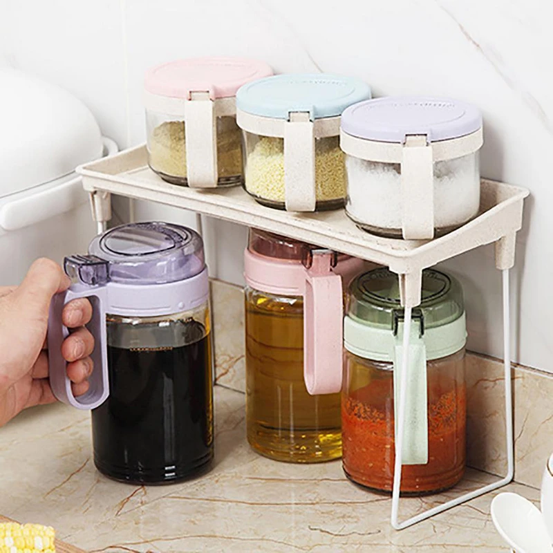 580ml NEW Glass Kitchen Oil & Vinegar Storage Dispenser Leak-proof Soy Sauce Cruet Glass