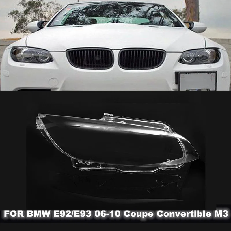

Polycarbonate Right Headlight Headlamp Lens Cover for BMW E92 E93 Coupe M3 2006~2010 Car Headlight Fog Case Auto Shell Cover