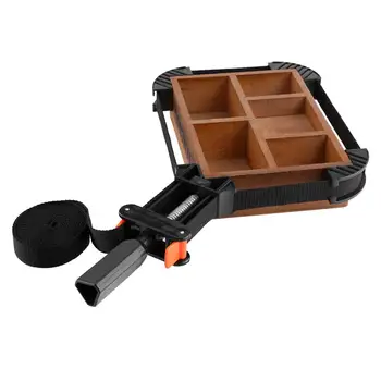 

Multifunction Strap Clamp 4 Jaws Quick Adjustable Band Corners Clamp Polygonal Clip for Woodworking Picture Art Craft Home Decor