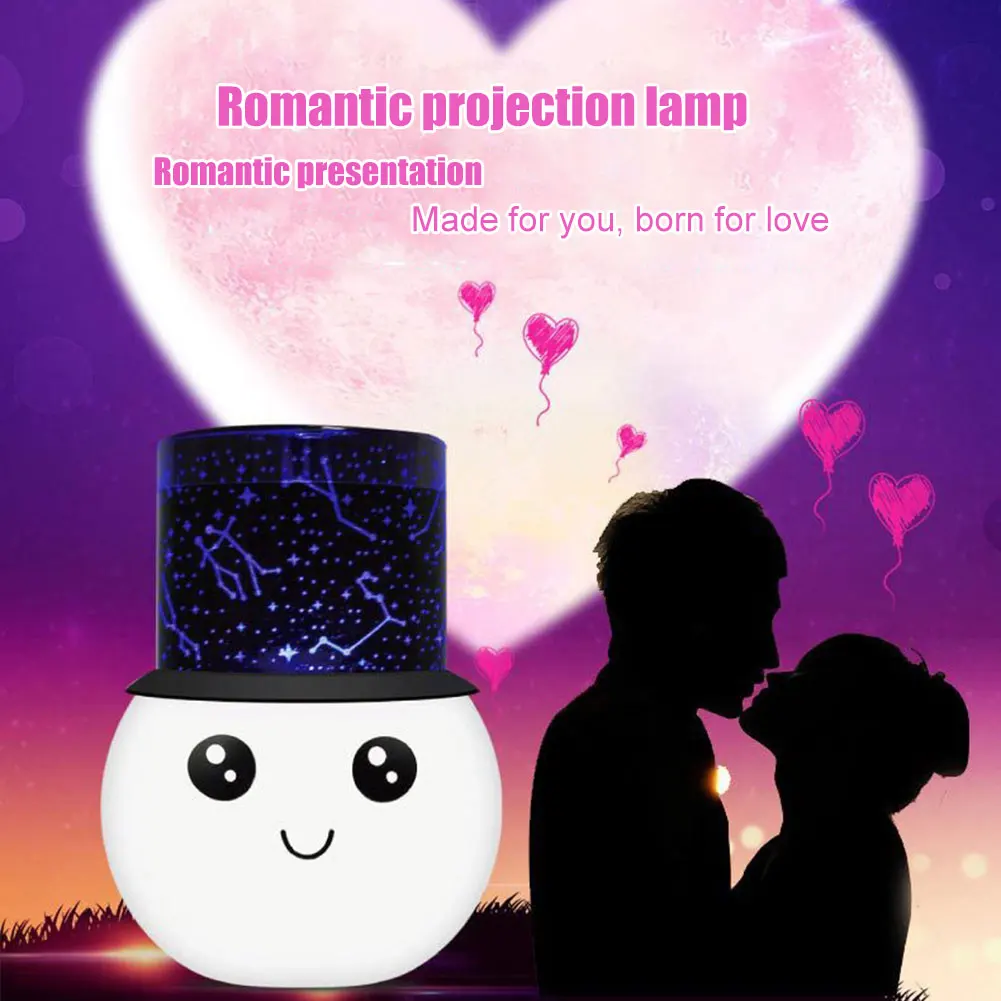 

LED Star Night Projector Light Colorful Star Night Light Lamp Gift for Children Kid TN88