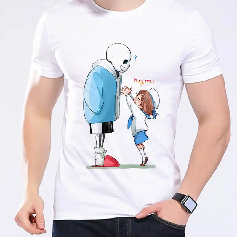 Одежда высшего качества забавные игры Undertale мультфильм мужская футболка в стиле