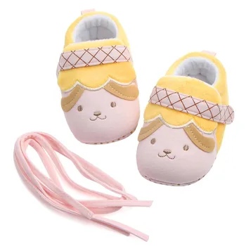 

Hot Winter Cartoon Pattern Baby Boys Girls Warm Infant Antiskid Soft Bottom Shoes For 0-9Month Kids