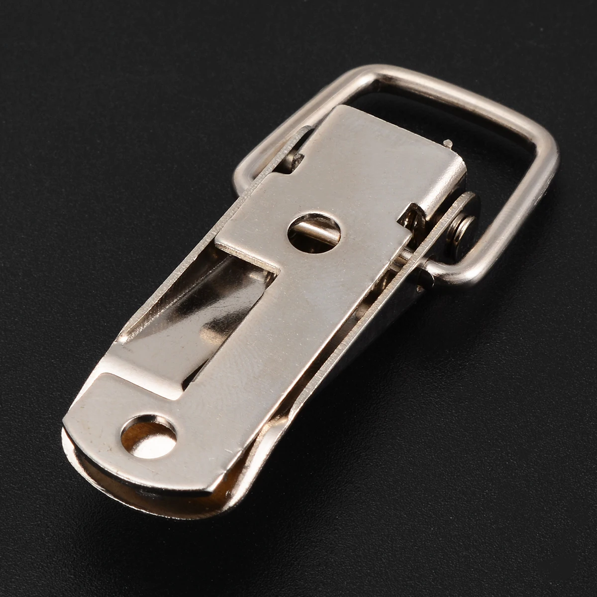 Mayitr 4Pcs Stainless Steel Spring Toggle Latch Catch Hasp Lock For Case Chest Box Locks