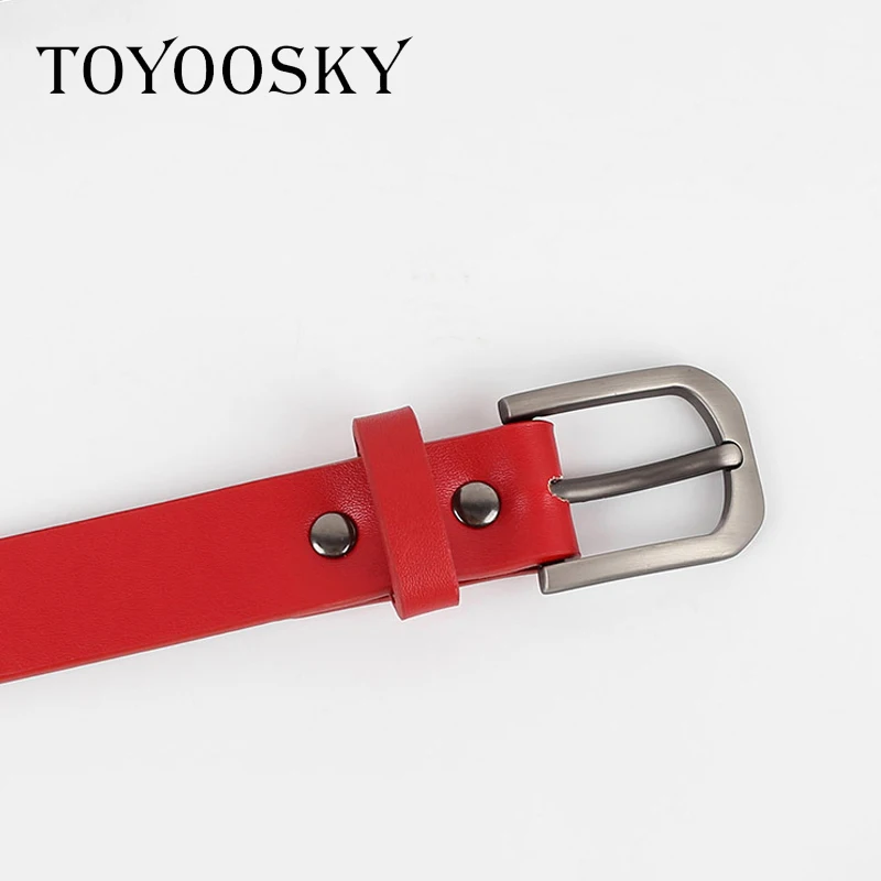 TOYOOSKY простые женские ремни из искусственной кожи с квадратной пряжкой тонкие ремни для джинсового платья универсальные ремни для женщин Cinturon Mujer