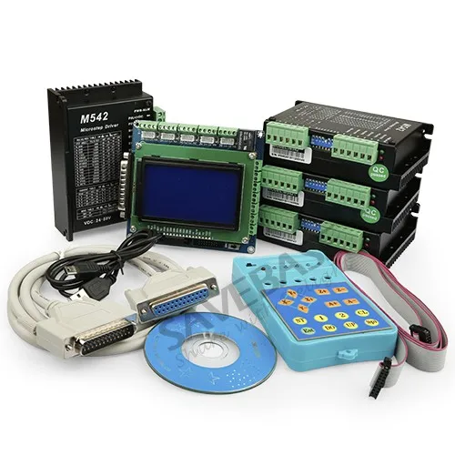 4 осевой ЧПУ Комплект Интерфейсная Плата шт. M542 Шаговые Драйверы для Nema17/23/34 4.5A|driver