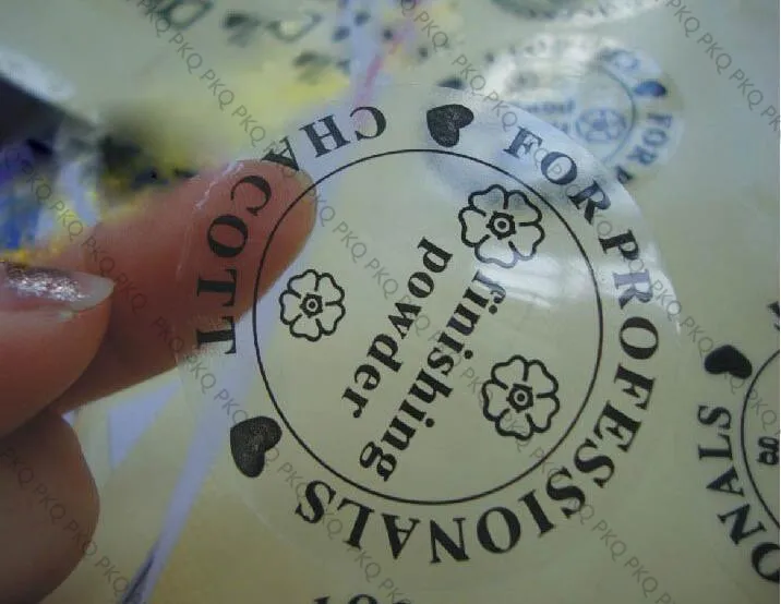 

1000pcs,2cm/3cm/4cm/5cm,Customize Personalised logo Clear sticker,Circular Sealing Label Sticker,Round PVC Transparent DIY Label