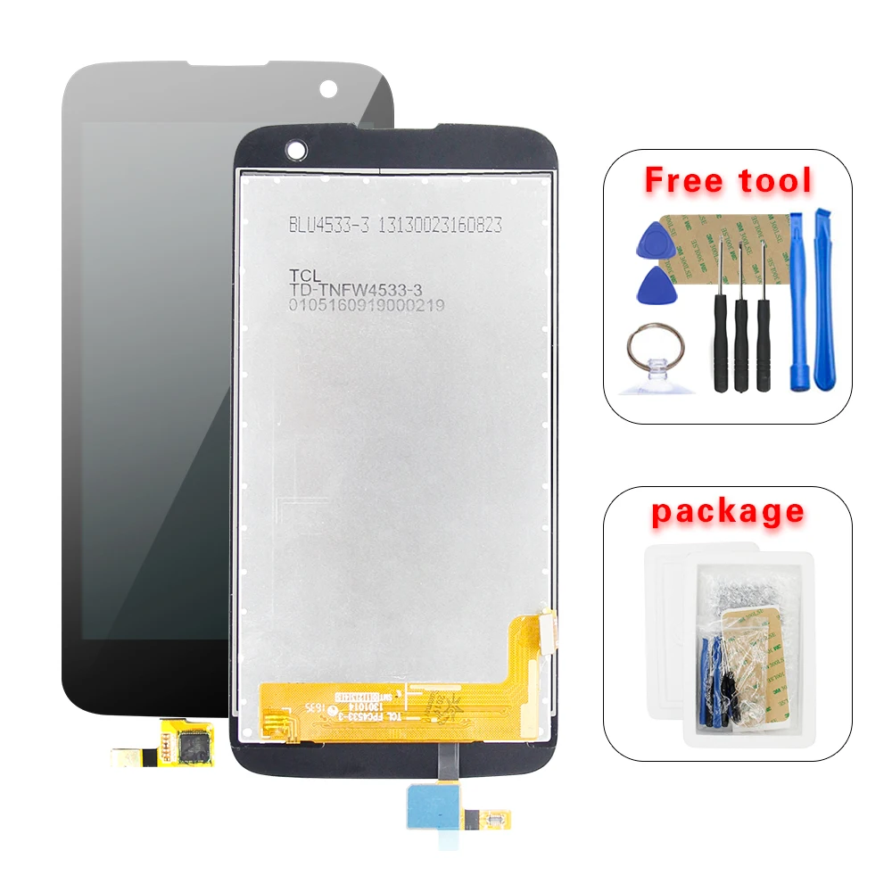 

4.5" For LG K4 LTE K130E K130 LCD Display with Touch Screen Assembly +Tools