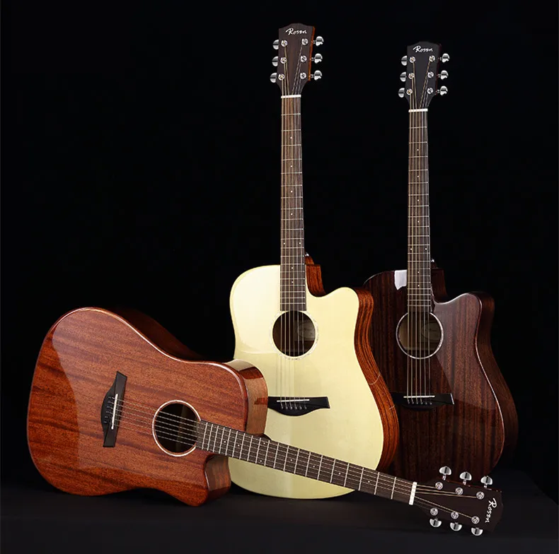 

Rosen 41 inch Single Board Guitar Musical Instruments Mahogany Picea Asperata