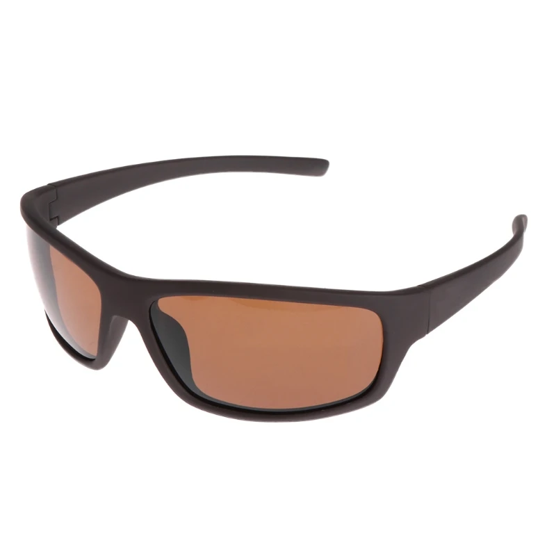 Квадратная черная рамка очки мужские велосипедные поляризованные солнцезащитные очки Защита Спортивные UV400 Для мужчин 'lrz - Цвет: brown
