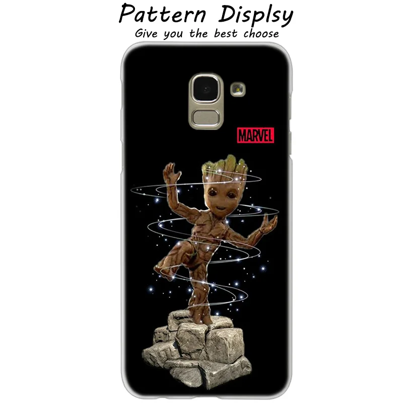 015 Жесткий чехол Guardians of the Galaxy Marvel для samsung Galaxy J2Pro J4 J6 J8 J3 J5 J7 2017EU Prime CORE Plus - Цвет: 015