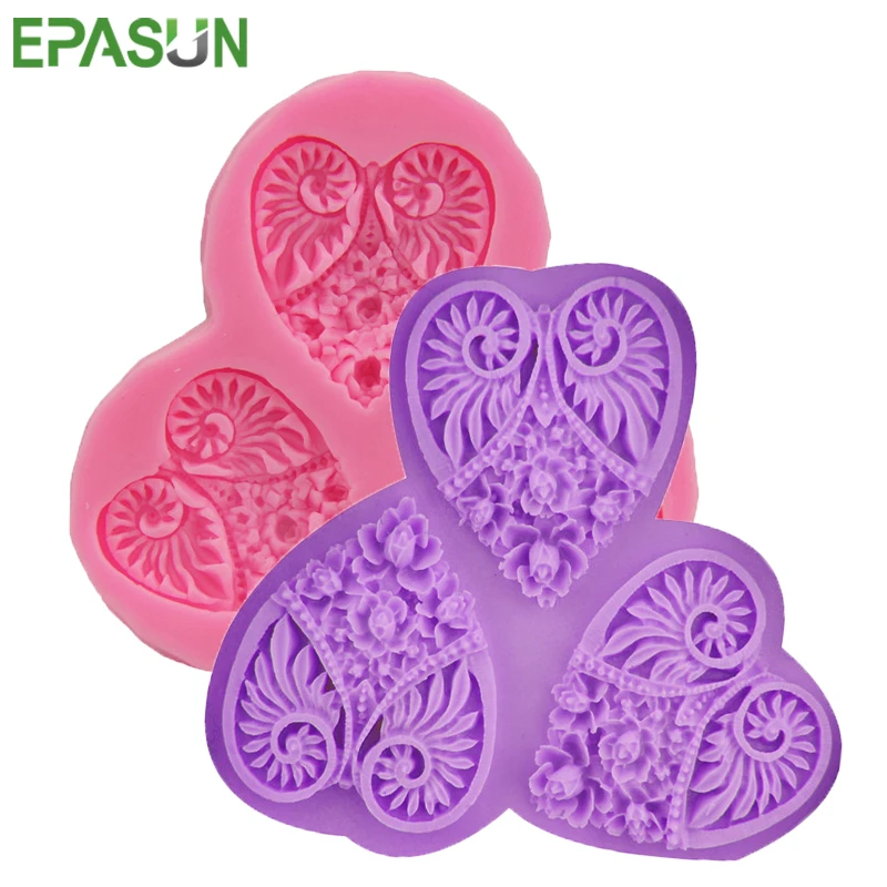 Цветок Силиконовое Мыло Форма Seifenform делая помадку Molde Jabon Silicona Sugarcraft Торт