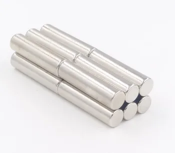 

10pcs Cylinder Strong Round Neodymium Rare NdFeB Earth Fridge Magnets N50 5x20 mm Magnet 5*20mm 5mm*20mm