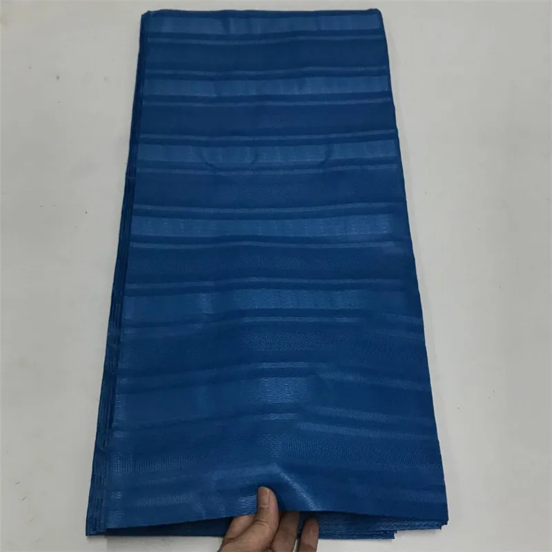 

2019 Atiku Fabric Men Cloth Swiss Atiku Material Nigerian deep blue Color Atiku Fabric 10yards African Fabric Atiku Fabric