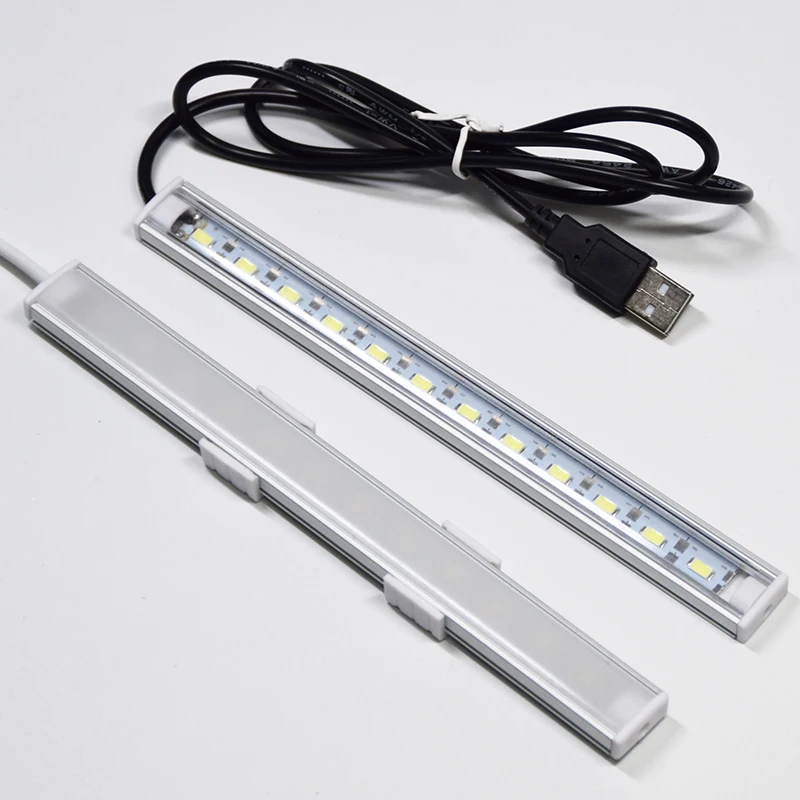 4pcs USB light bar 5V SMD5630white Warm 10 50cm customized Lighting Strip for cupboard or