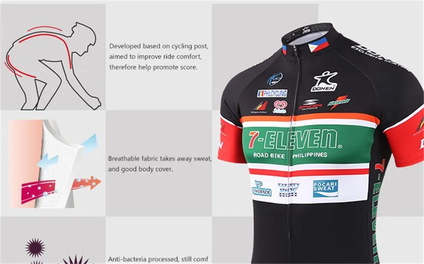seven eleven cycling jersey
