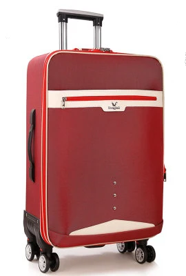 Letrend Новая мода Оксфорд прокатки Чемодан Студенческая сумка на колесиках для путешествий чемодан с шифрованным замком ствол посадочный коробка 20/24/28 дюймов - Цвет: 28 inch red